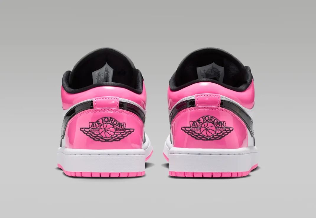  Giày Nike Air Jordan 1 Low SE 'Black Pinksicle Patent' 