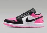  Giày Nike Air Jordan 1 Low SE 'Black Pinksicle Patent' 