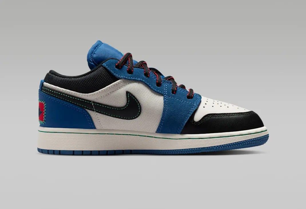  Giày Nike Air Jordan 1 Low SE 'Blue Black' 
