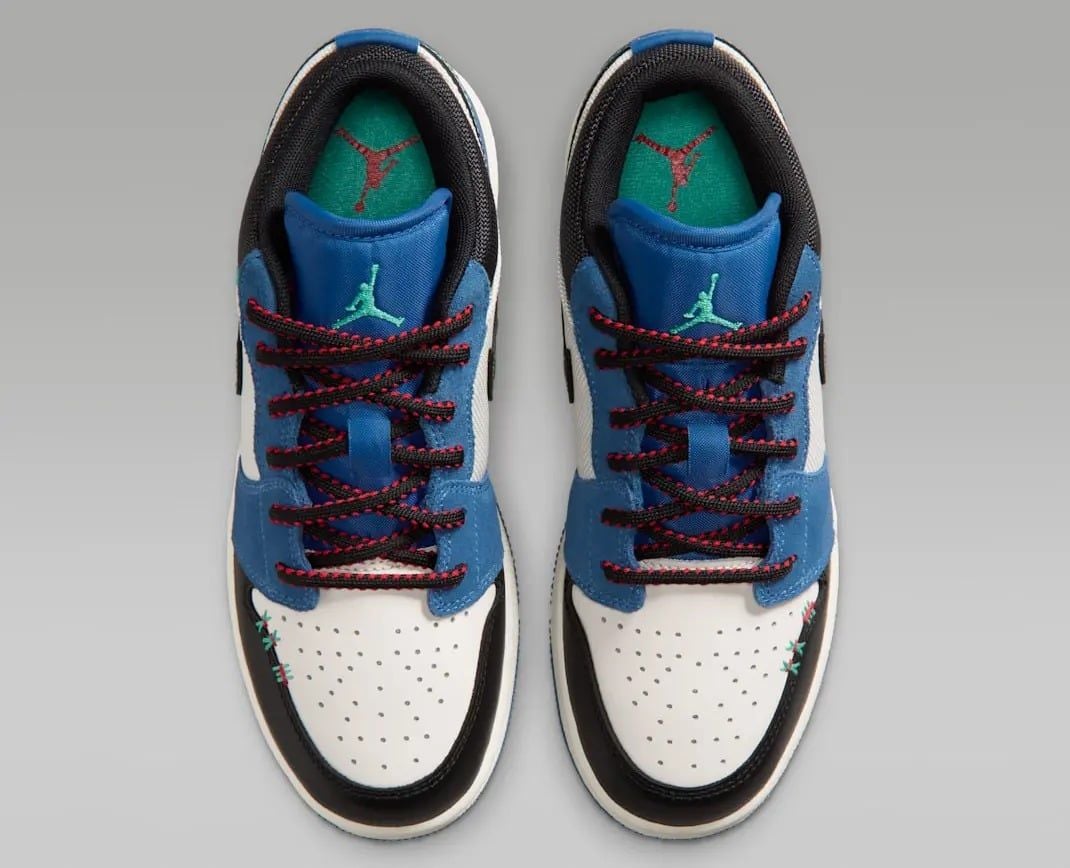  Giày Nike Air Jordan 1 Low SE 'Blue Black' 