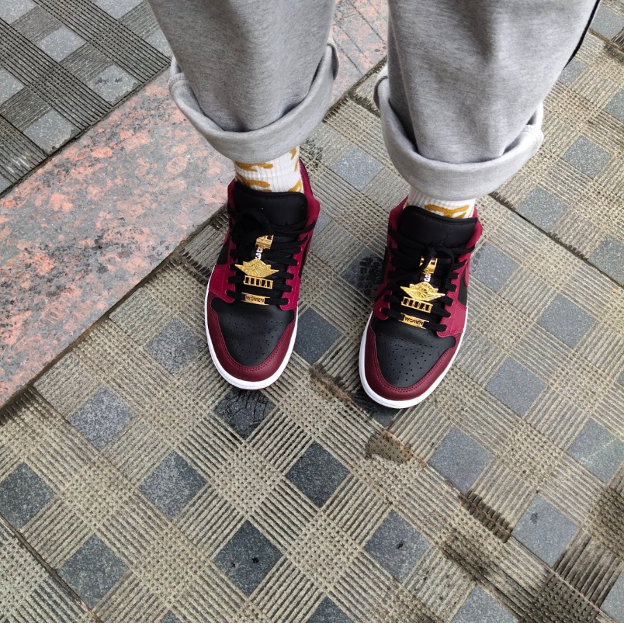  Giày Nike Air Jordan 1 Low SE 'Dark Beetroot' 