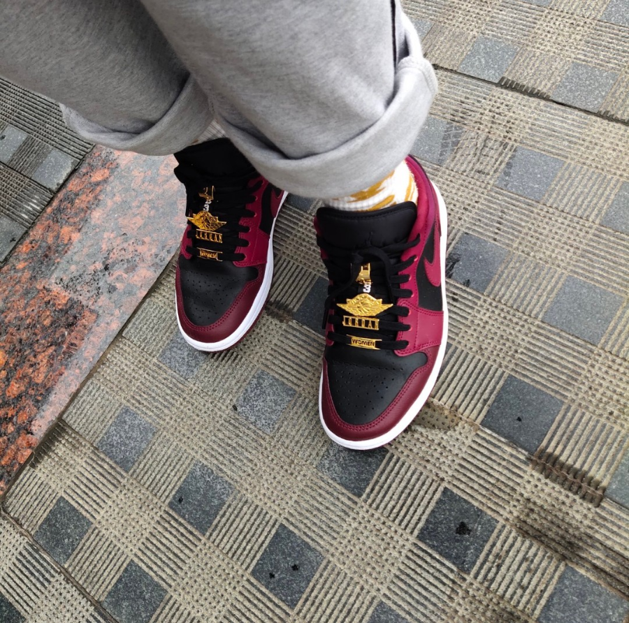  Giày Nike Air Jordan 1 Low SE 'Dark Beetroot' 