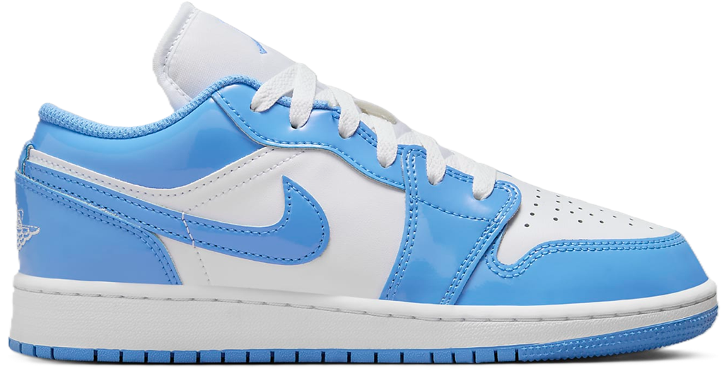  Giày Nike Air Jordan 1 Low SE GS 'Legend Blue Patent' 