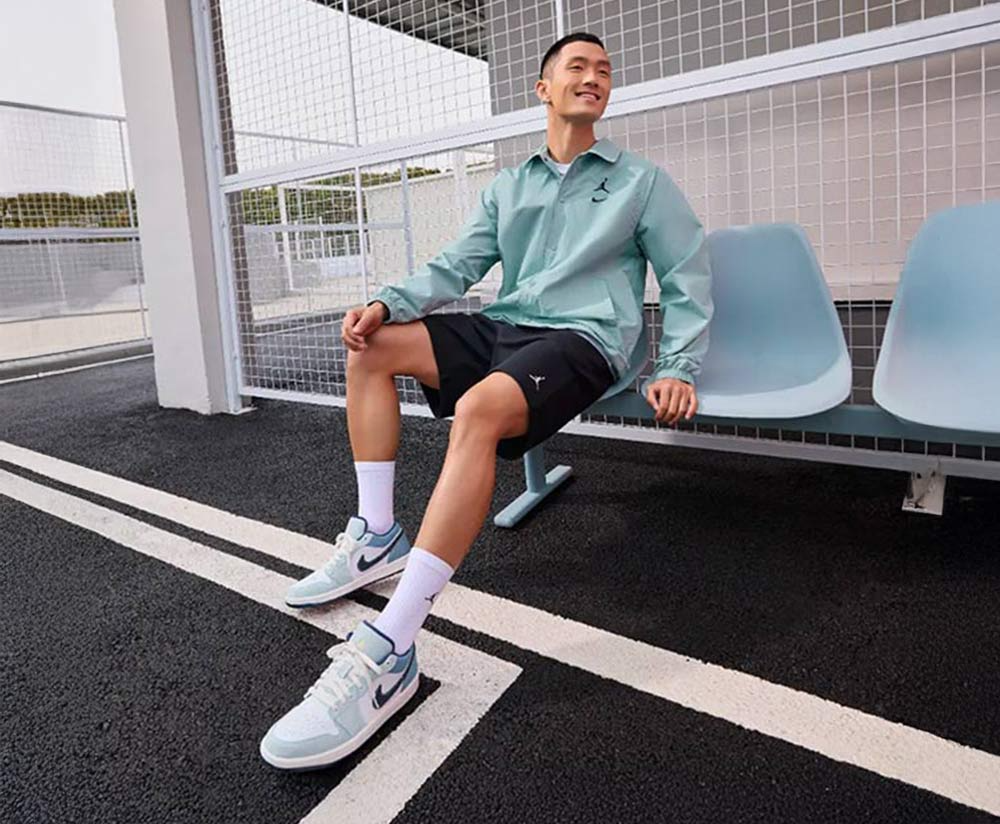  Giày Nike Air Jordan 1 Low SE 'Light Denim' 