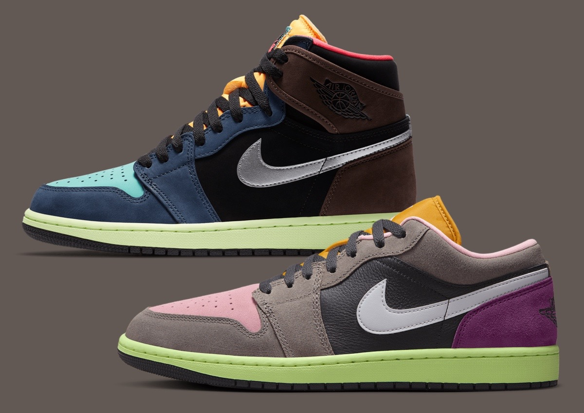  Giày Nike Air Jordan 1 Low 'Tokyo Bio Hack' 