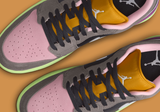  Giày Nike Air Jordan 1 Low 'Tokyo Bio Hack' 