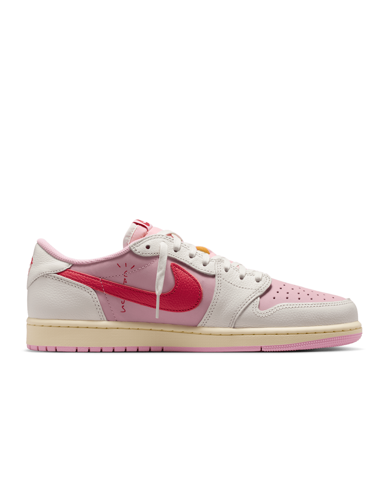  Giày Nike Air Jordan 1 Low x Travis Scott 'Pink' 