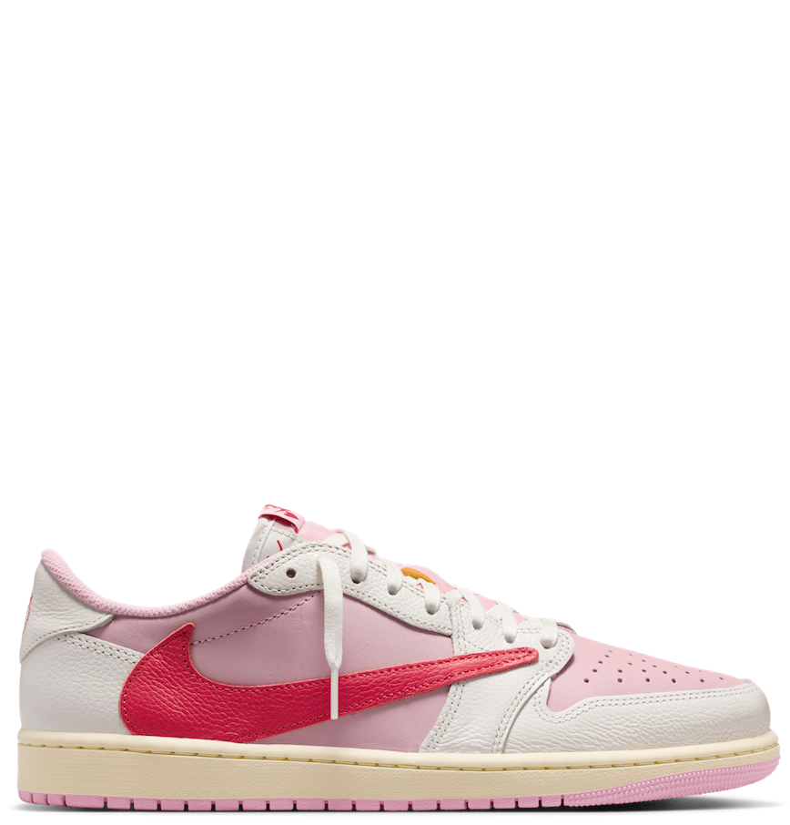  Giày Nike Air Jordan 1 Low x Travis Scott 'Pink' 
