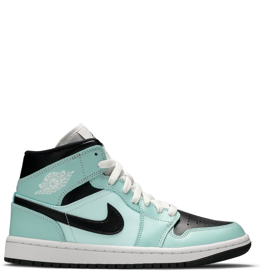  Giày Nike Air Jordan 1 Mid 'Aqua Black' 