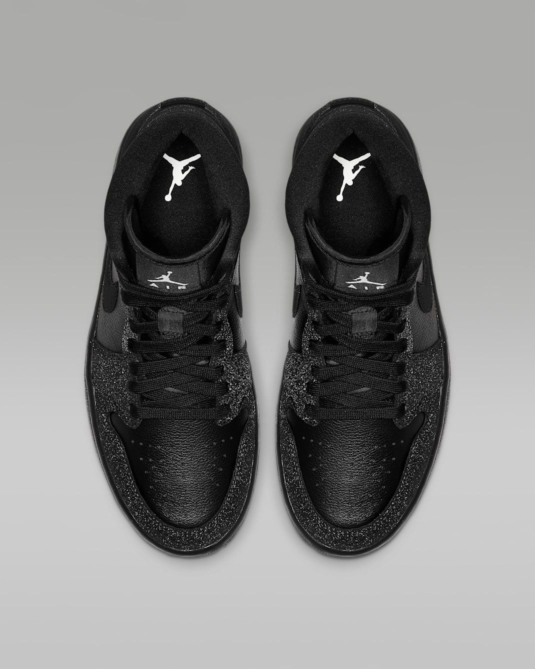  Giày Nike Air Jordan 1 Mid 'Black' 