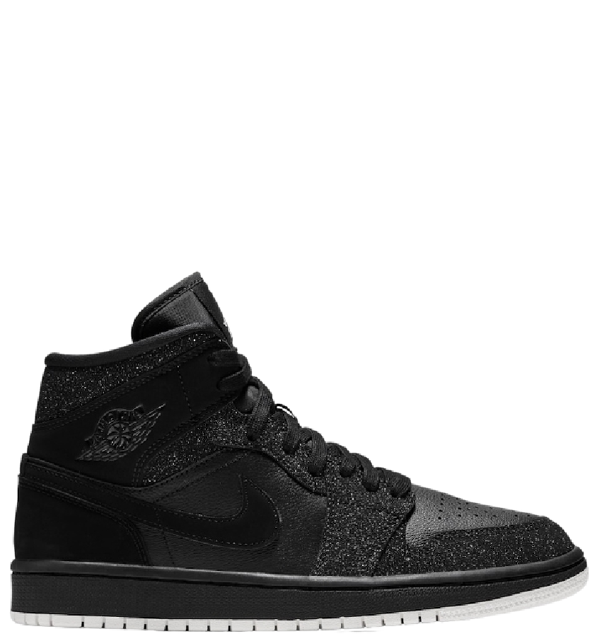  Giày Nike Air Jordan 1 Mid 'Black' 
