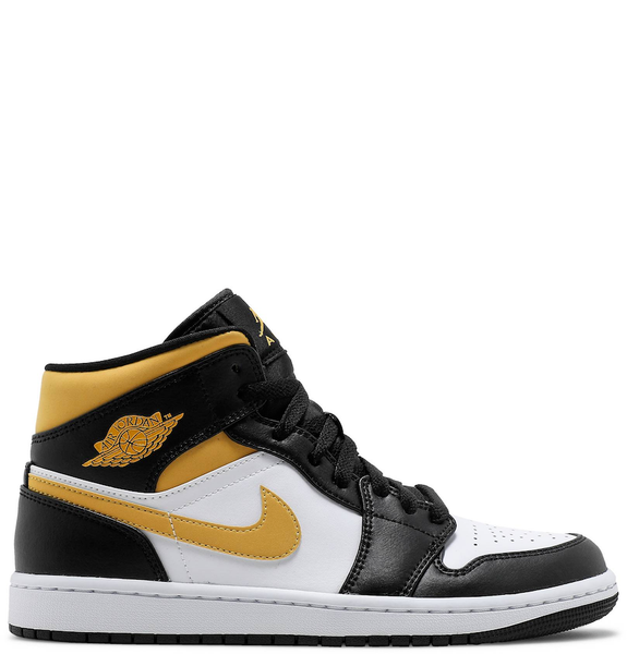  Giày Nike Air Jordan 1 Mid 'Black University Gold' 