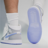  Giày Nike Air Jordan 1 Mid 'Grey Blue' 