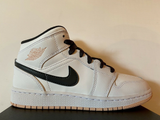  Giày Nike Air Jordan 1 Mid GS 'White Arctic Orange' 
