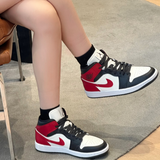  Giày Nike Air Jordan 1 Mid 'Gym Red Off Noir' 