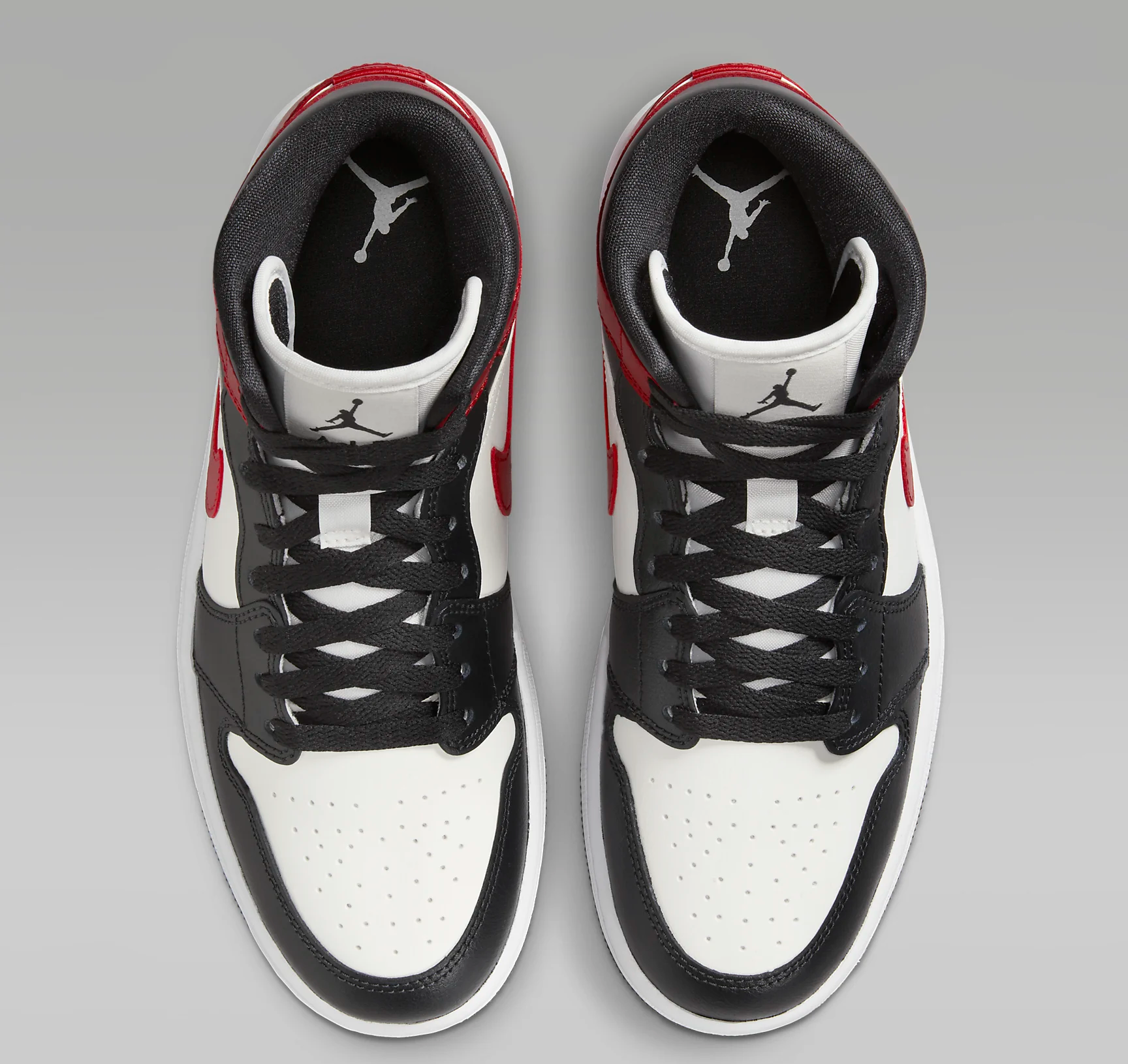  Giày Nike Air Jordan 1 Mid 'Gym Red Off Noir' 