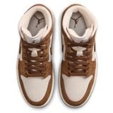  Giày Nike Air Jordan 1 Mid 'Light British Tan Chalk' 
