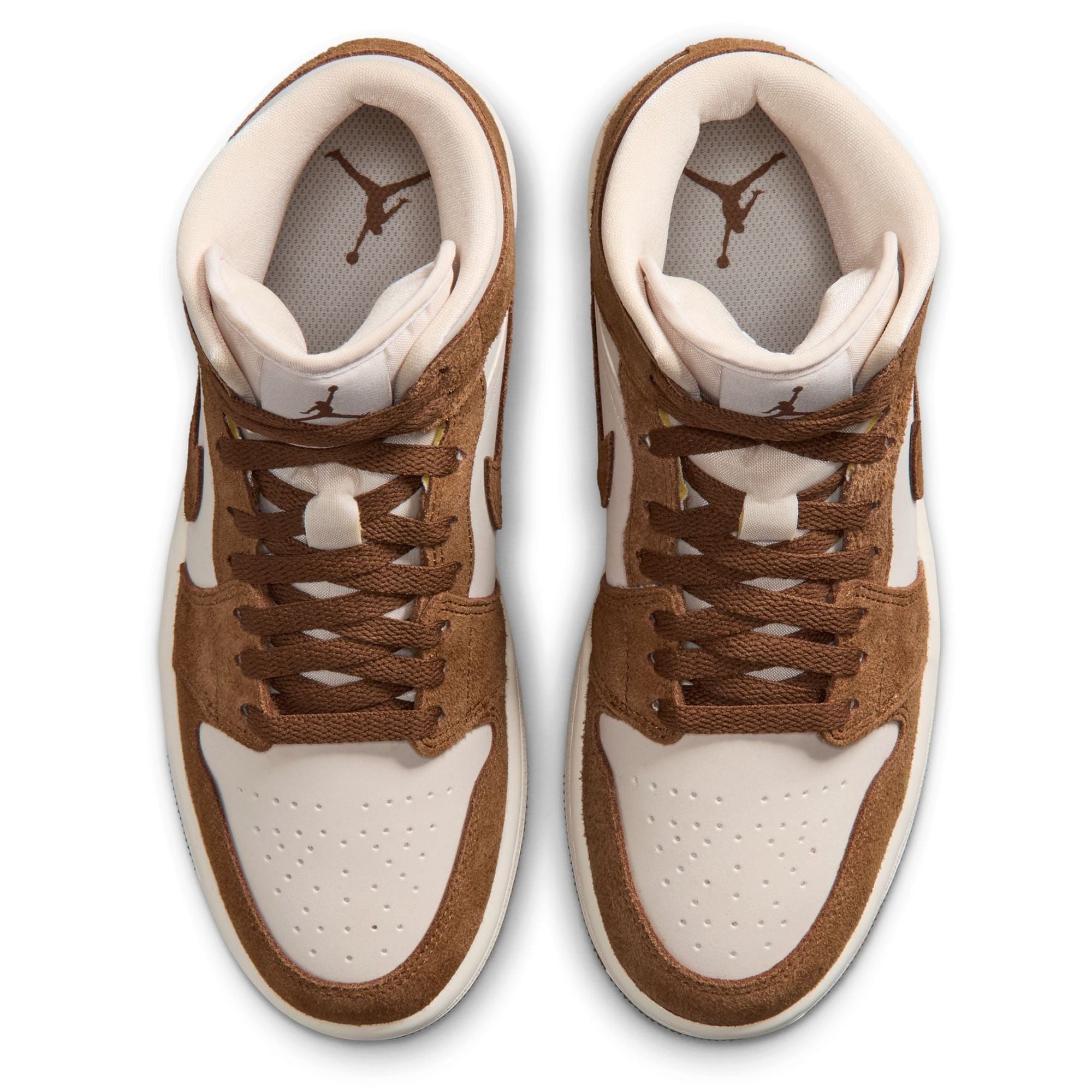  Giày Nike Air Jordan 1 Mid 'Light British Tan Chalk' 