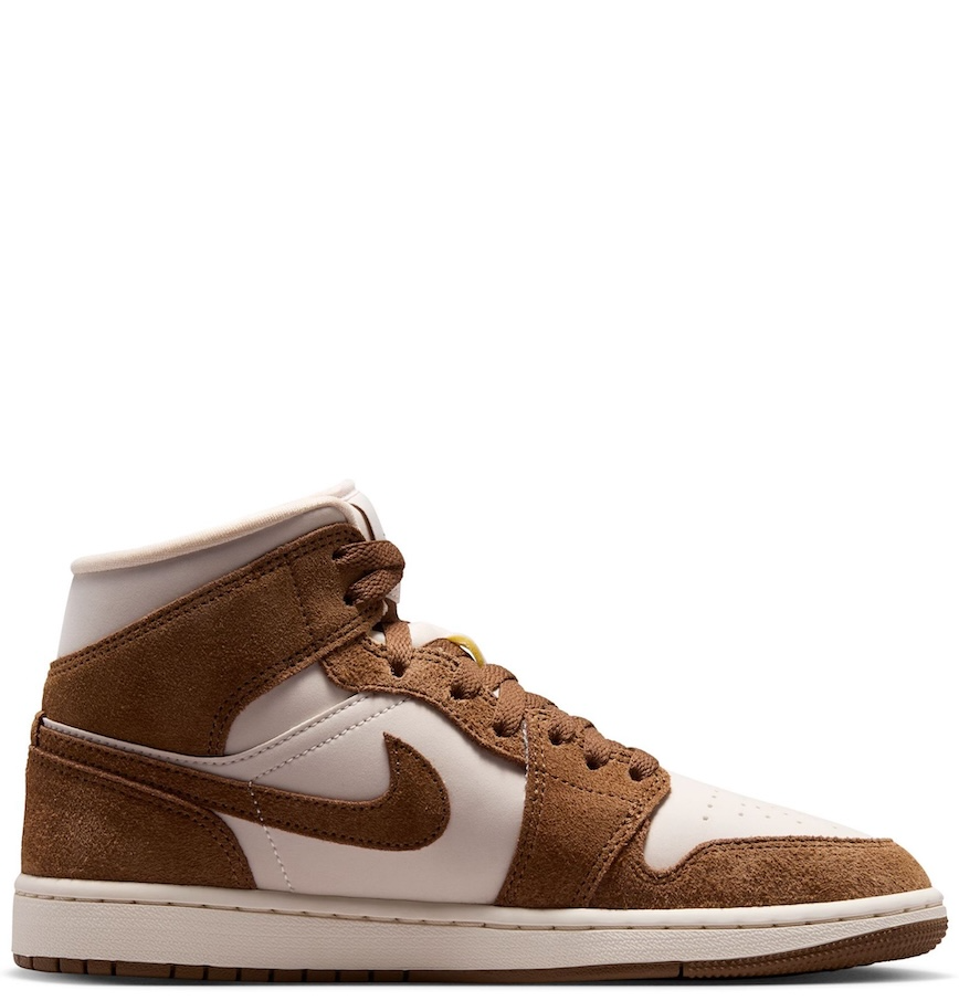  Giày Nike Air Jordan 1 Mid 'Light British Tan Chalk' 