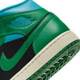  Giày Nike Air Jordan 1 Mid 'Lucky Green Aquatone' 