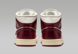  Giày Nike Air Jordan 1 Mid 'Sail Mystic Hibiscus' 