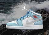  Giày Nike Air Jordan 1 Mid SE 'French Blue' 