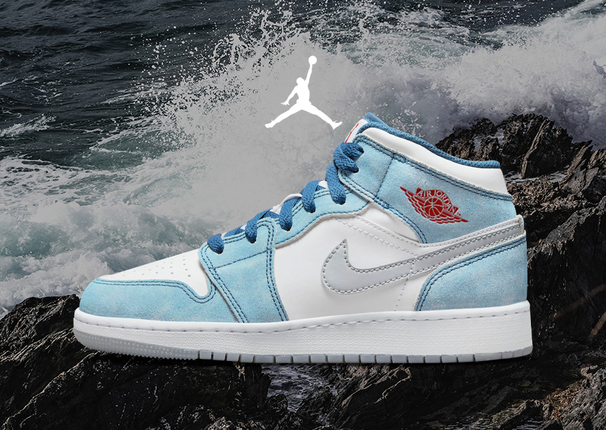  Giày Nike Air Jordan 1 Mid SE 'French Blue' 