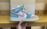  Giày Nike Air Jordan 1 Mid SE GS 'Scalloped Edge' 