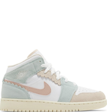  Giày Nike Air Jordan 1 Mid SE GS 'Scalloped Edge' 