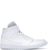  Giày Nike Air Jordan 1 Mid 'White Snakeskin' 