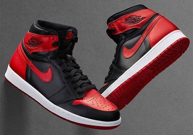  Giày Nike Air Jordan 1 Retro Bred (2016) 'Banned' 