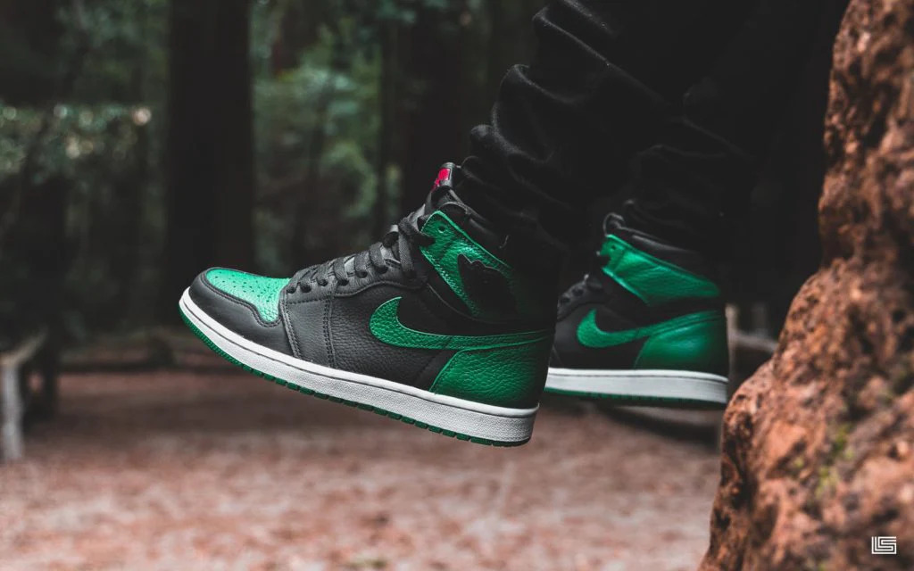  Giày Nike Air Jordan 1 Retro High 2.0 'Pine Green Black' 
