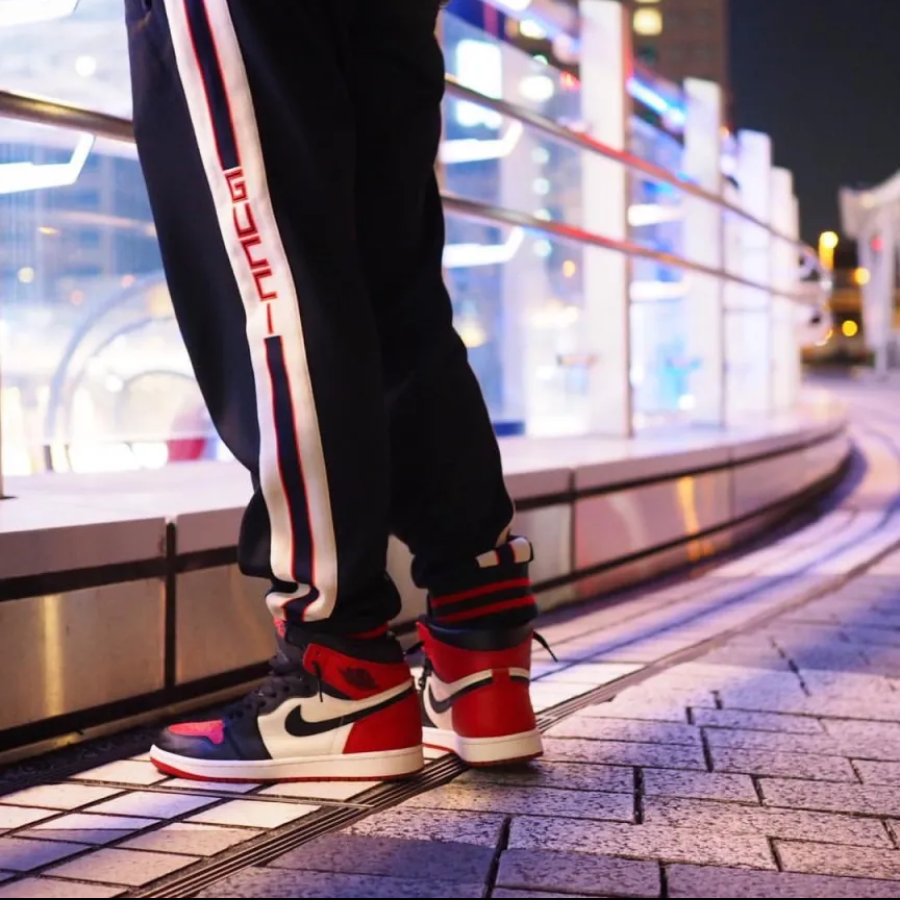  Giày Nike Air Jordan 1 Retro High 'Bred Toe' 