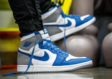  Giày Nike Air Jordan 1 Retro High Og Gs 'True Blue' 