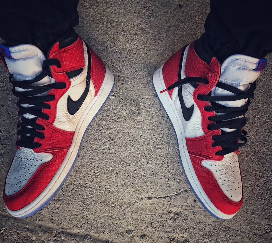  Giày Nike Air Jordan 1 Retro High 'Spider-Man' 