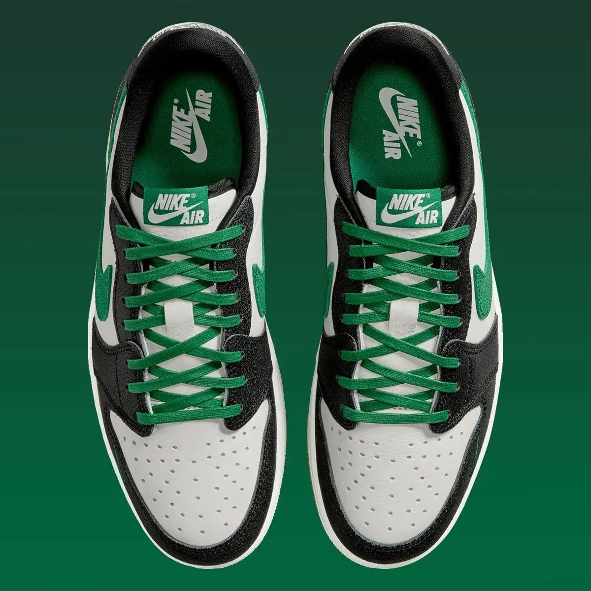  Giày Nike Air Jordan 1 Retro Low OG 'Pine Green' 