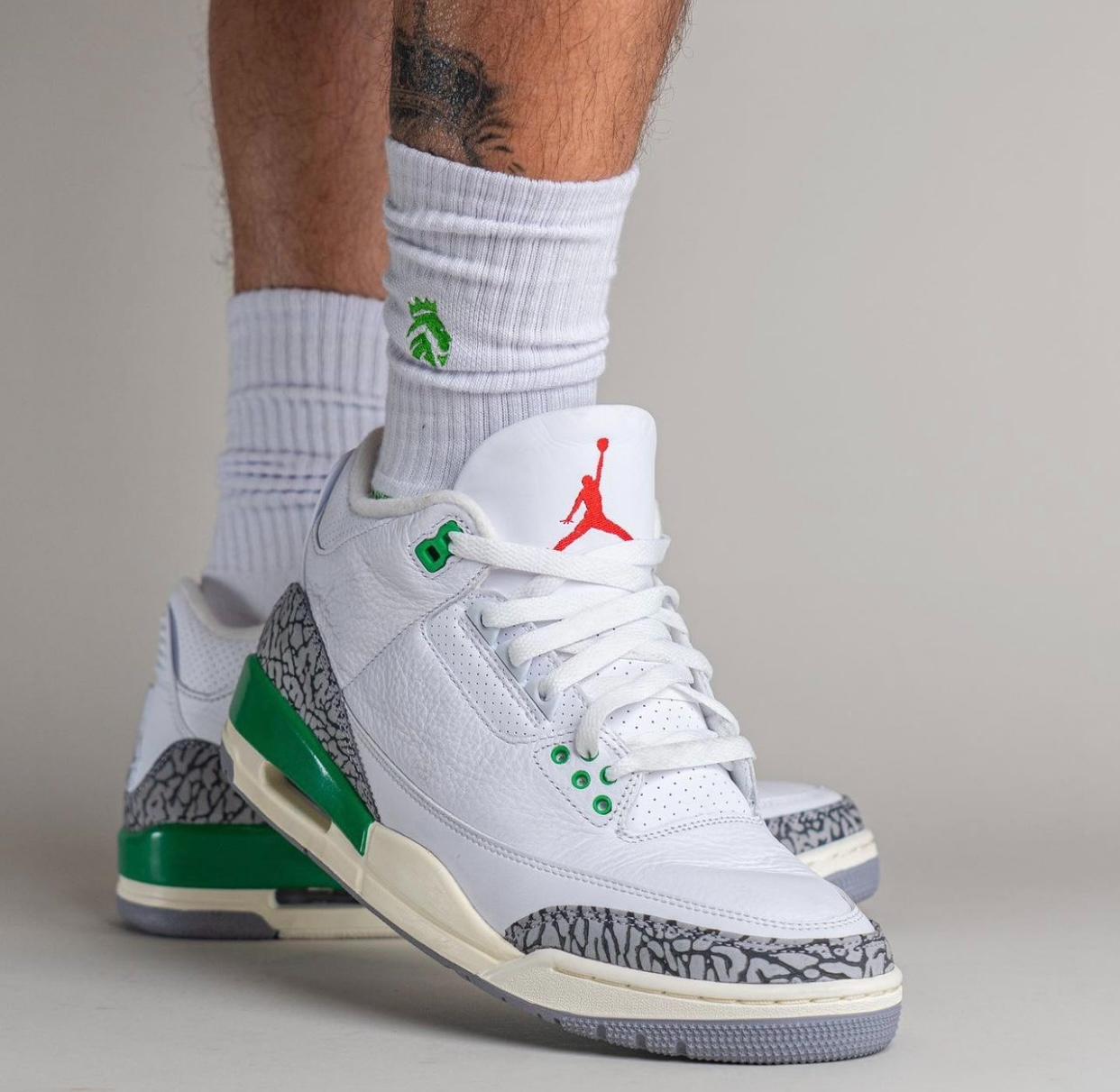  Giày Nike Air Jordan 3 Retro 'Lucky Green' 