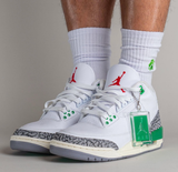  Giày Nike Air Jordan 3 Retro 'Lucky Green' 