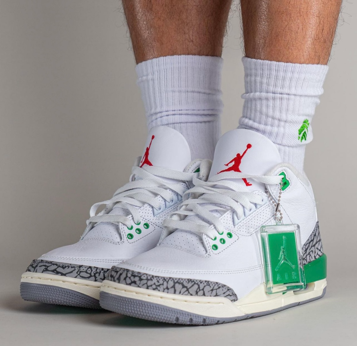  Giày Nike Air Jordan 3 Retro 'Lucky Green' 