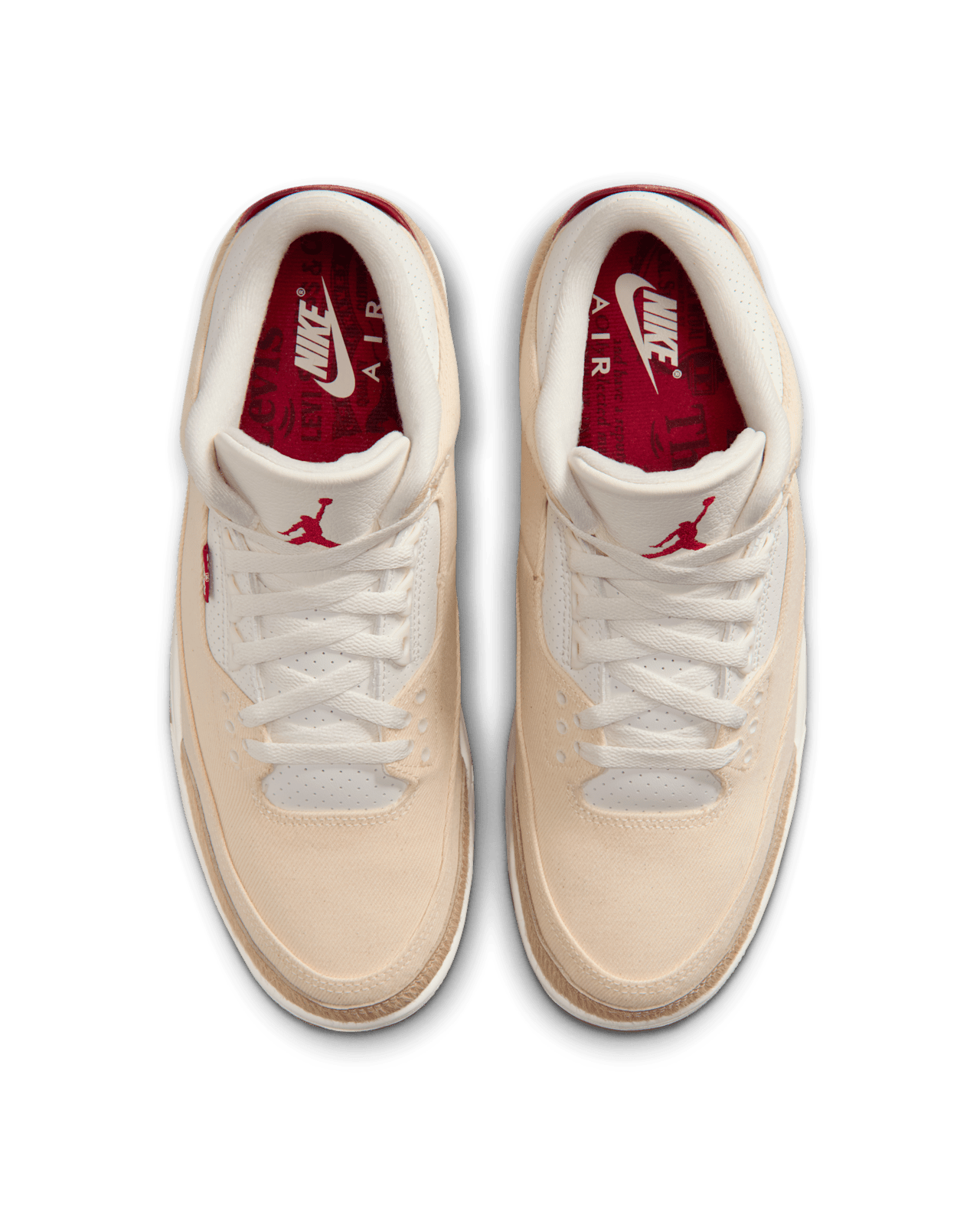  Giày Nike Air Jordan 3 x Levi's® 'Ecru Denim' 