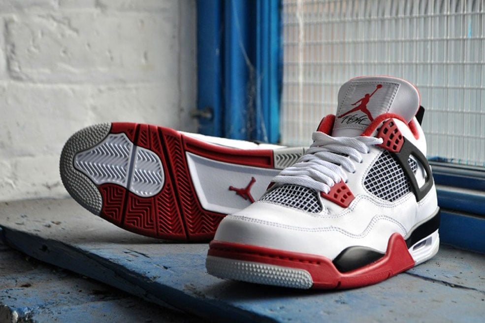  Giày Nike Air Jordan 4 Retro OG 2020 'Fire Red' 