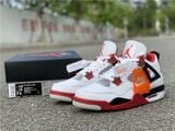  Giày Nike Air Jordan 4 Retro OG 2020 'Fire Red' 
