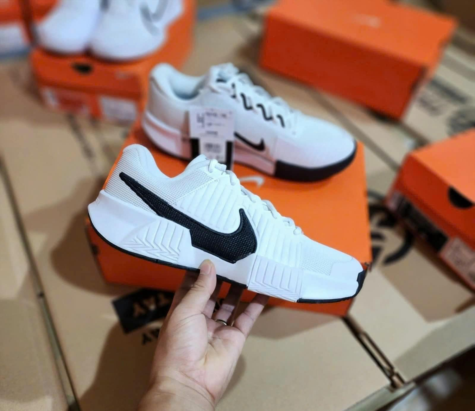  Giày Nike Air Zoom GP Challenge Pro 'White Black' 