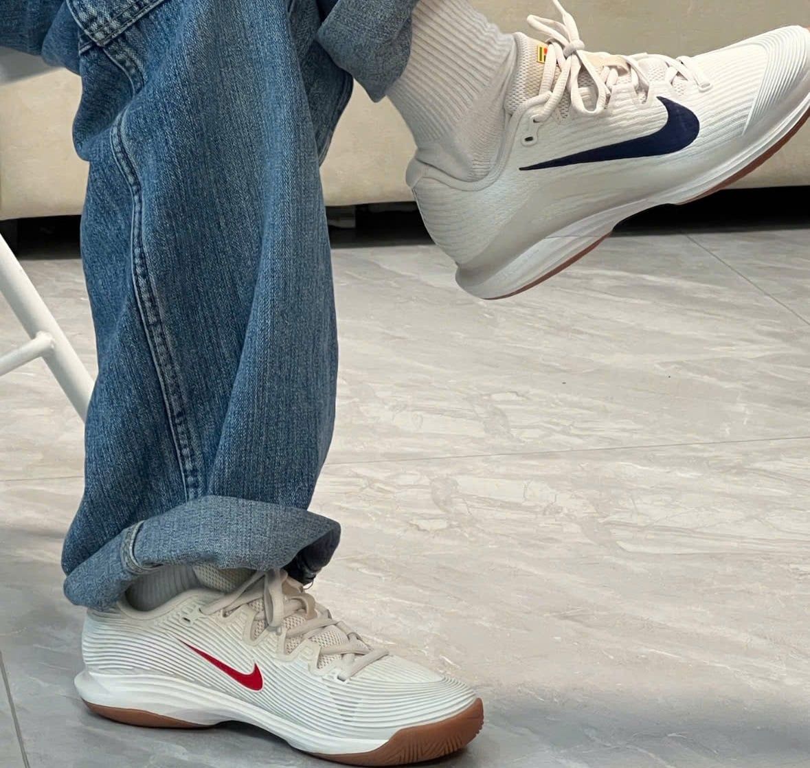  Giày Nike Court Air Zoom Vapor 12 HC 'Summit White' 