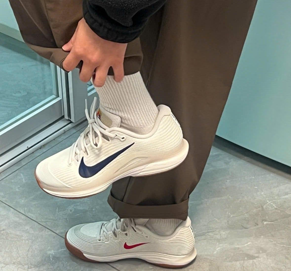  Giày Nike Court Air Zoom Vapor 12 HC 'Summit White' 