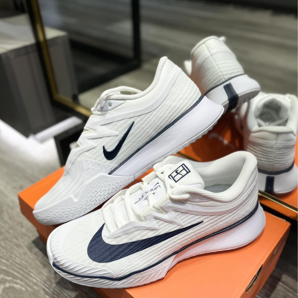  Giày Nike Court Air Zoom Vapor Pro 3 'White Navy' 