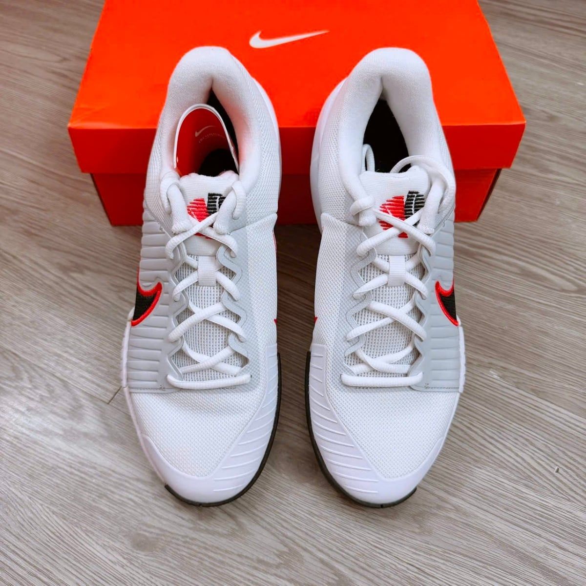  Giày Nike GP Challenge Pro 'White Black Light Crimson' 