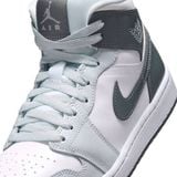  Giày Nike Jordan 1 Mid 'White Smoke Grey' 