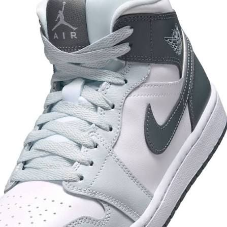  Giày Nike Jordan 1 Mid 'White Smoke Grey' 