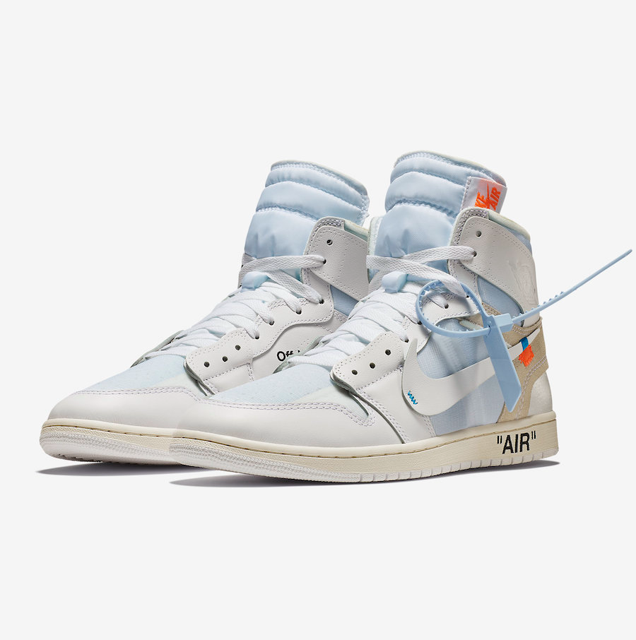  Giày Nike Jordan 1 Retro High Off-White 'White' 